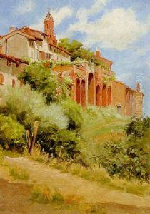A Continental Hillside Town A Continental Hillside Town