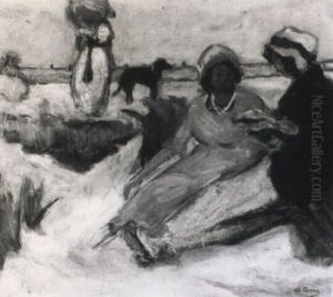 Geanimeerd Strandtafereel