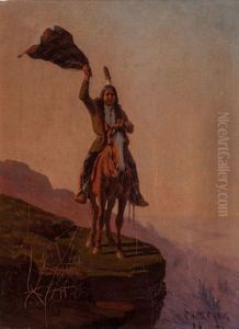 Indian On Horseback by Charles Craig