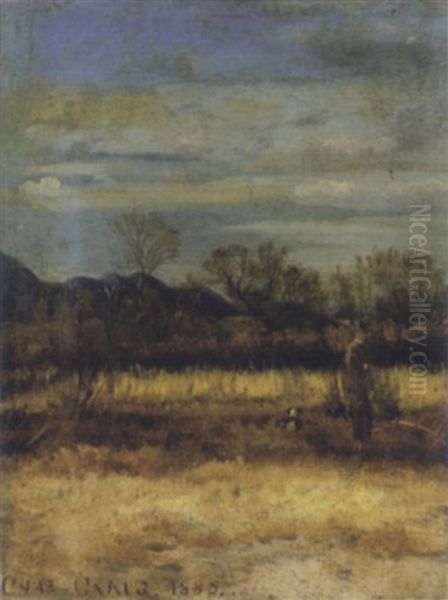 With His Dog - view 1
