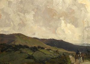 Returning Home On The Donkey And Cart by James Humbert Craig