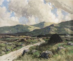 The Road To Maam Cross by James Humbert Craig