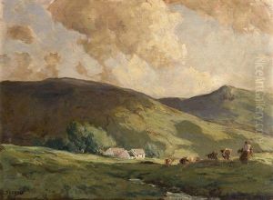 The Tops Of Glendun, Co Antrim by James Humbert Craig