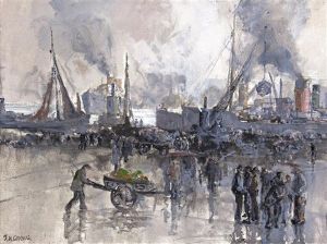 Belfast Docks by James Humbert Craig