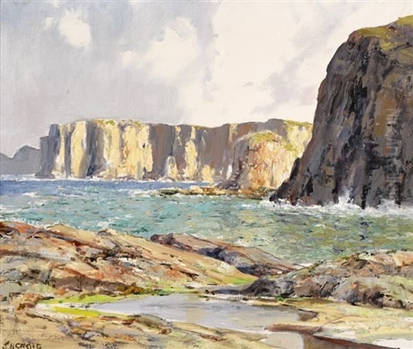 Cliffs At Ballintoy, County Antrim - view 1