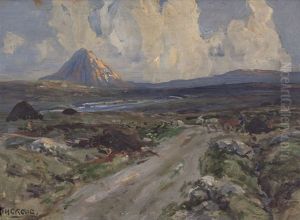 Evening At Errigal, Co. Donegal by James Humbert Craig