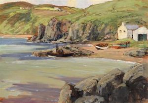 Salmon Port, Torr Head, Co. Antrim by James Humbert Craig