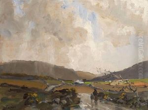 Returning Home To Maam Cross by James Humbert Craig