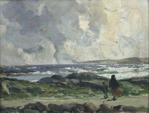 Coming Storm, Rosses Coast, Co. Donegal by James Humbert Craig