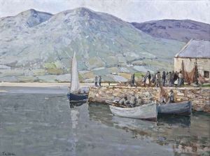 Unloading The Catch, Killary Harbour Unloading The Catch, Killary Harbour