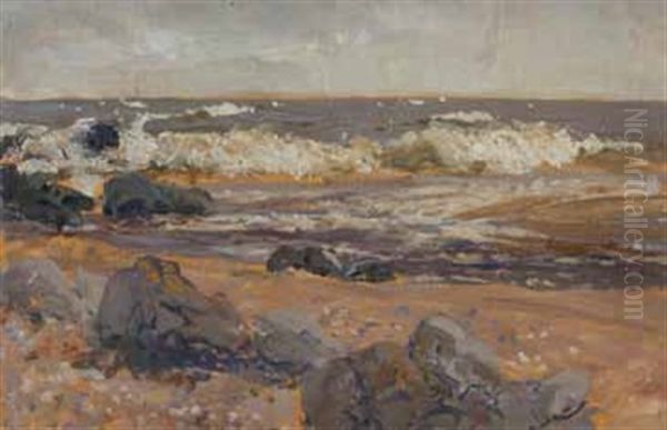 Where Brablagh Burn Meets The Sea, Cushenden - view 1