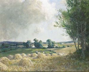 Haymaking In Connemara by James Humbert Craig