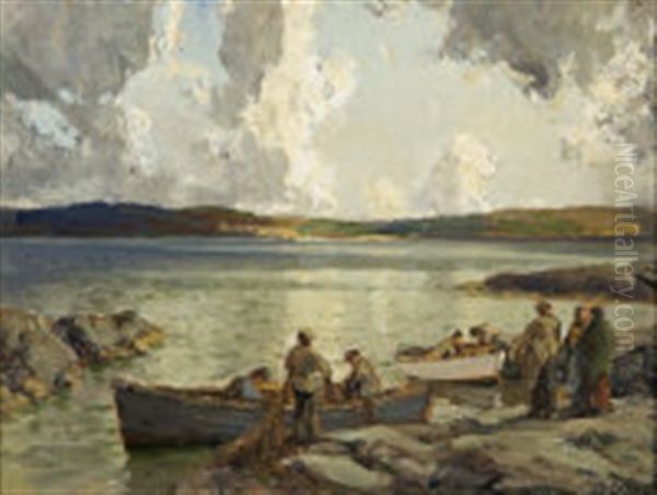Getting Ready For The Herrings - view 1