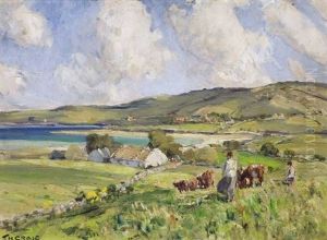 Summer In The Rosses, County Donegal by James Humbert Craig