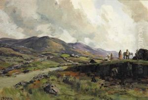 In The Rosses, County Donegal by James Humbert Craig