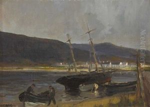 Boats At Waterfoot Bay, County Antrim