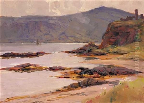 Red Bay Castle, County Antrim - view 1