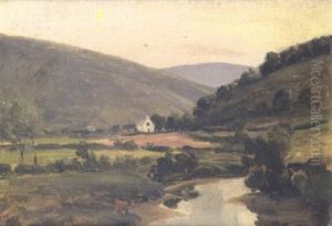 Dun River And Chapel by James Humbert Craig