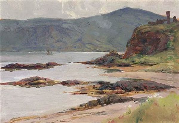 Red Bay Castle, Co. Antrim - view 1
