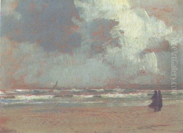 Stormy Day On The Beach - view 1