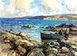 Setting Out For Home, Cushendall, Co. Antrim by James Humbert Craig