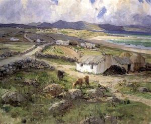 On The Road To Bunbeg by James Humbert Craig