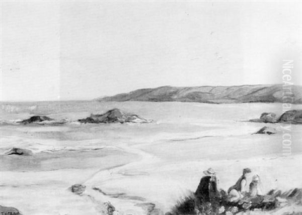 Bathers On A Beach - view 1