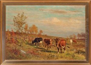 Return From Pasture, October Afternoon by Thomas Bigelow Craig