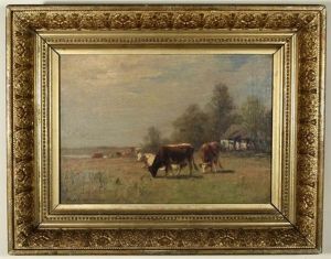 Cows In The Pasture by Thomas Bigelow Craig