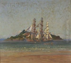 Ship Heading In by Allen Gilbert Cram