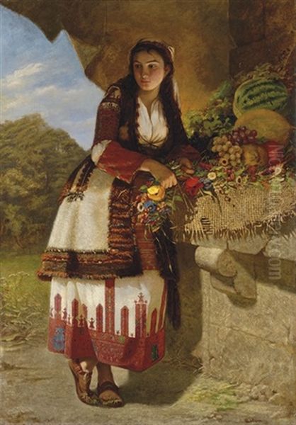 The Flower Girl - view 1