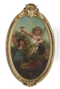 Piquant Bacchantes by Carl Ceasar Adelbert Cramer