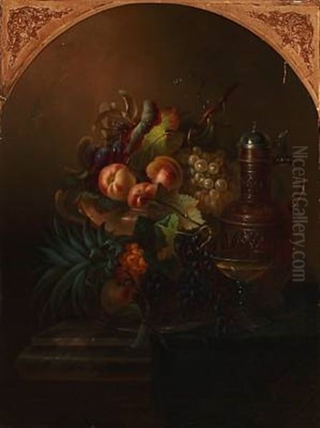 Still Life With Fruit And Wine - view 1