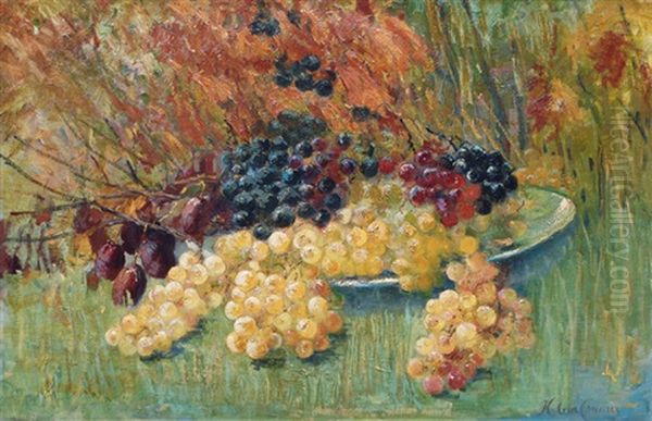 Grapes And Leaves - view 1