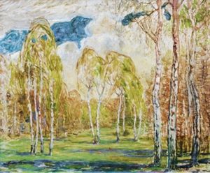 Birches by Molly Cramer