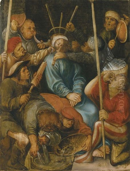 The Mocking Of Christ - view 1