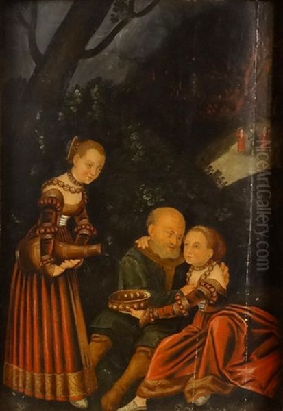 Loth And His Daughters - view 1