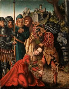 Das Martyrium Der Heiligen Barbara by Lucas Cranach the Elder