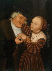 Ein Ungleiches Liebespaar by Lucas Cranach the Elder