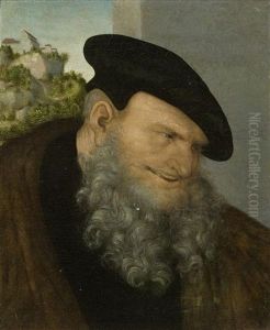 Bildnis Eines Alten Herren Mit Bart by Lucas Cranach the Elder