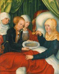 Saint Anne After The Birth Of The Virgin (fragment) by Lucas Cranach the Elder