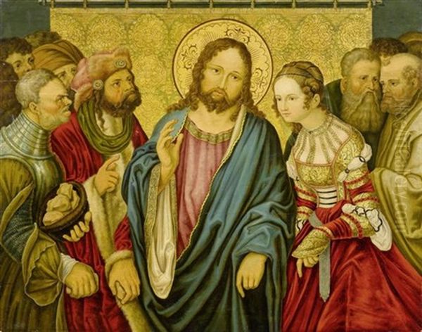 Christus Und Die Ehebrecherin - view 1