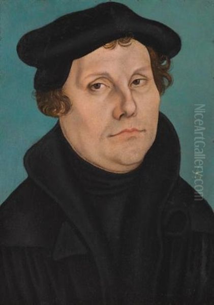 Portrait Of Martin Luther, Head And Shoulders, Turned Towards The Viewer - view 1