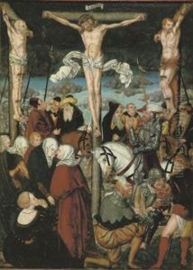 Die Kreuzigung by Lucas Cranach the Elder