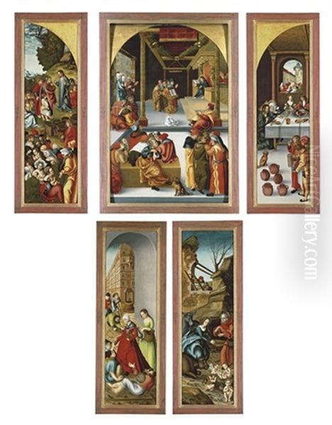 Christ Among The Doctors (+ 2 Others; Triptych) - view 1