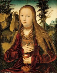 St. Barbara In A Wooded Landscape