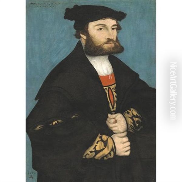 Portrait Of A Bearded Man Age Thirty-five - view 1