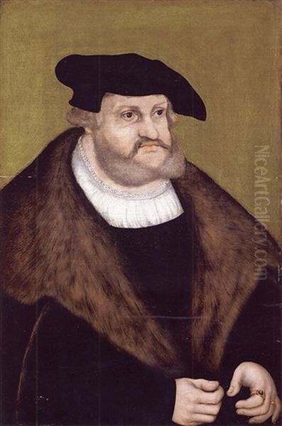 A Portrait Of The Elector Frederick The Wise In His Old Age - view 1