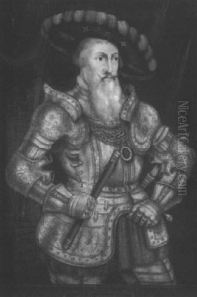 Portrait Of A Standing Gentleman - view 1