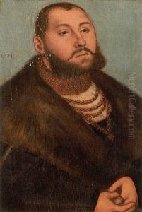 Portrait Of The Elector John Frederic The Magnanimous Of Saxony